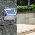 Luzes de parede solar de jardim fora do LED